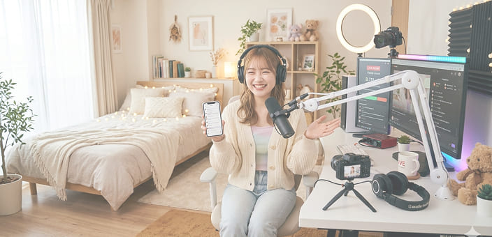 配信ルームのイメージ