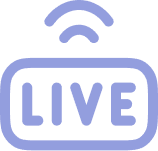 高品質な配信設備が利用できる